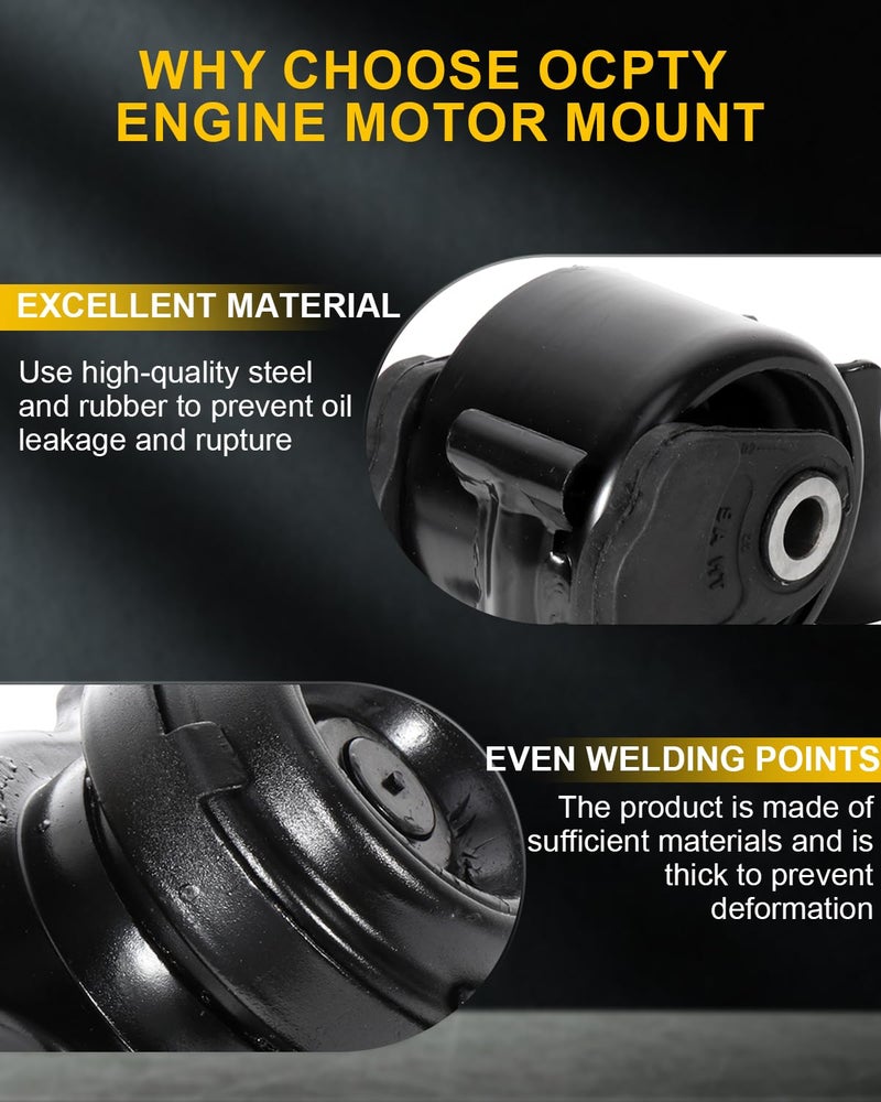 OCPTY Engine Motor Mount Transmission Mount Set (Manual Transmission) Compatible for Honda Civic 2002-2005 & Acura RSX 2002-2006 L4 2.0L # A4528 A4508 A4503 A4549 4PCS - Image 5